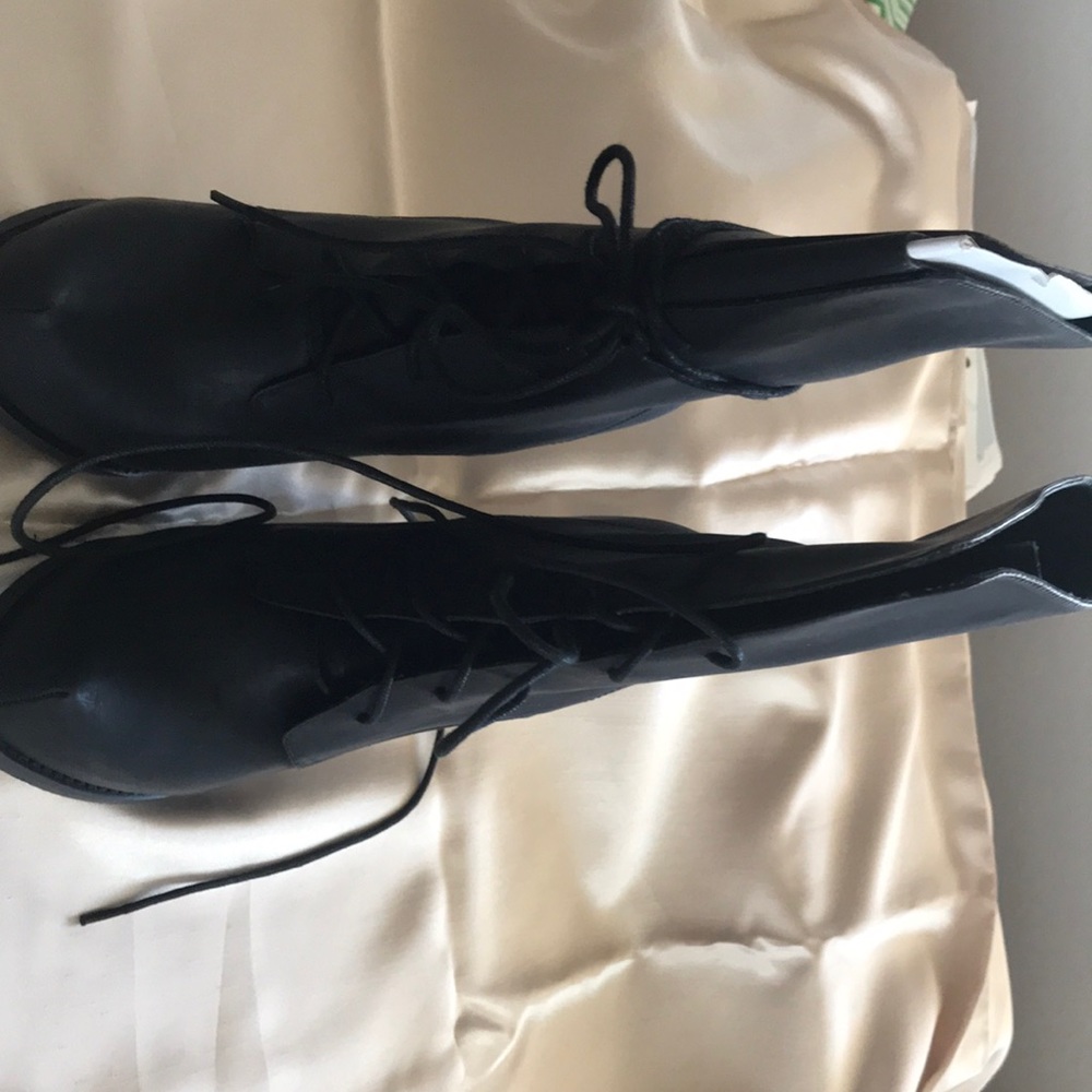 Black ankle boots